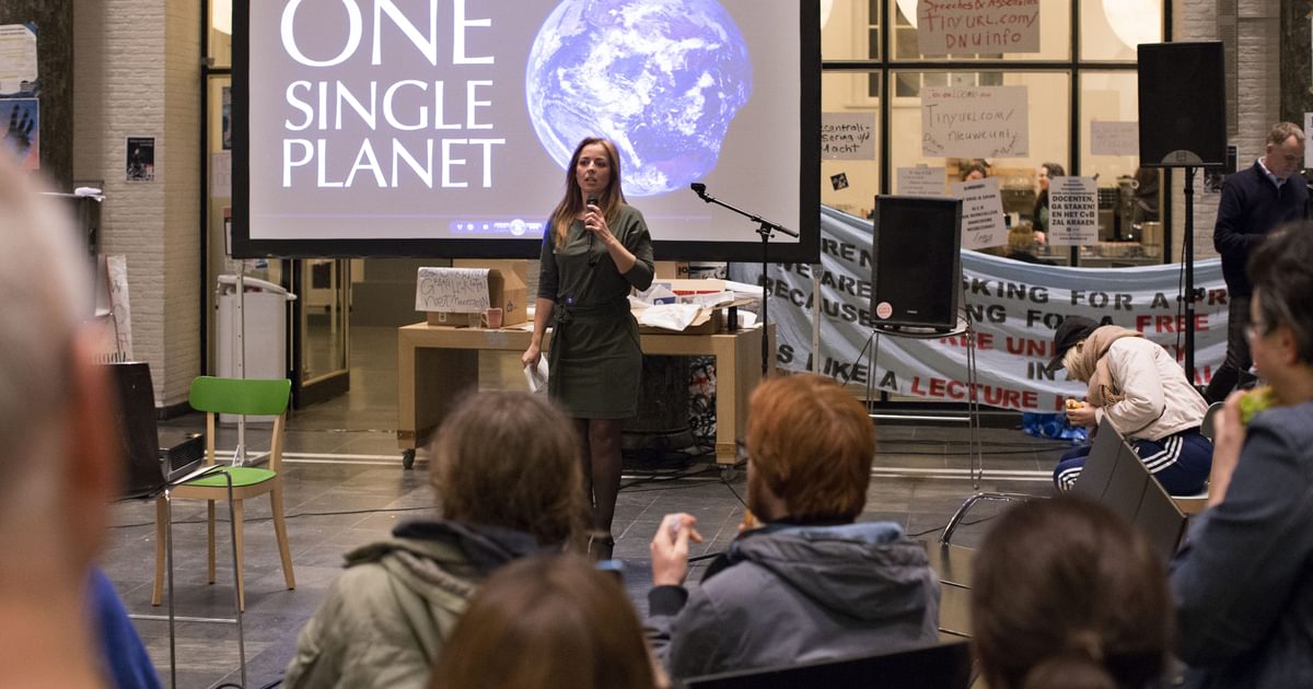 NGPF | Wereldpremière One Single Planet in bezet Maagdenhuis