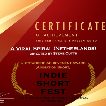 Indie Short Fest Achievement award scaled