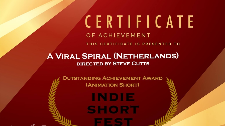 Indie Short Fest Achievement award scaled